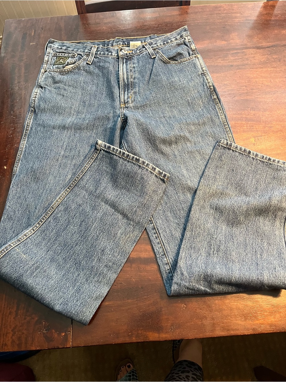 Cinch Women's Relaxed Fit Blue Denim Jeans